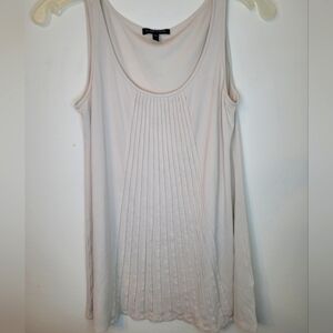 Eileen Fisher Silk Sleeveless Top XS, creme beige